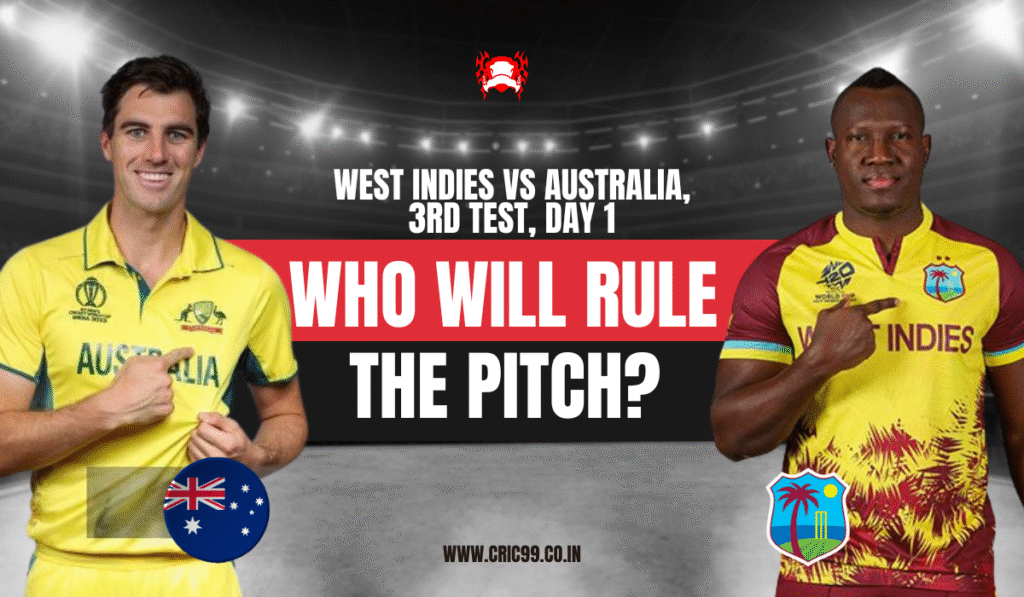 West Indies vs Australia, 3rd Test, Day 1 – Match Preview & Online Cricket Betting ID Tips