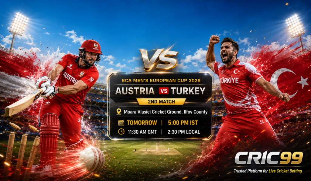 Austria vs Turkey 2nd Match by CRIC99