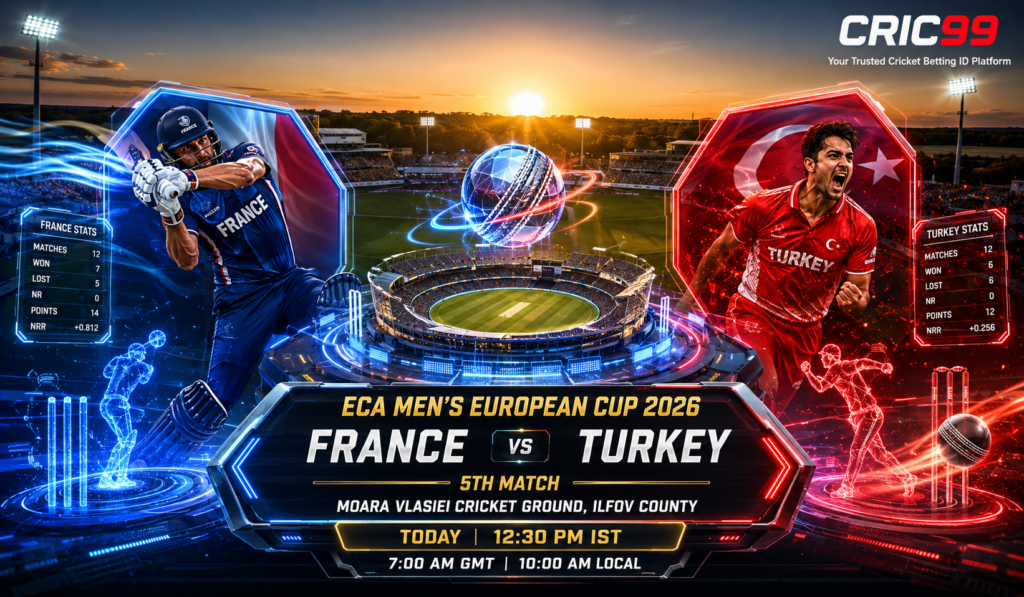 France vs Turkey, 5th Match Preview | ECA Men’s European Cup 2026 | CRIC99