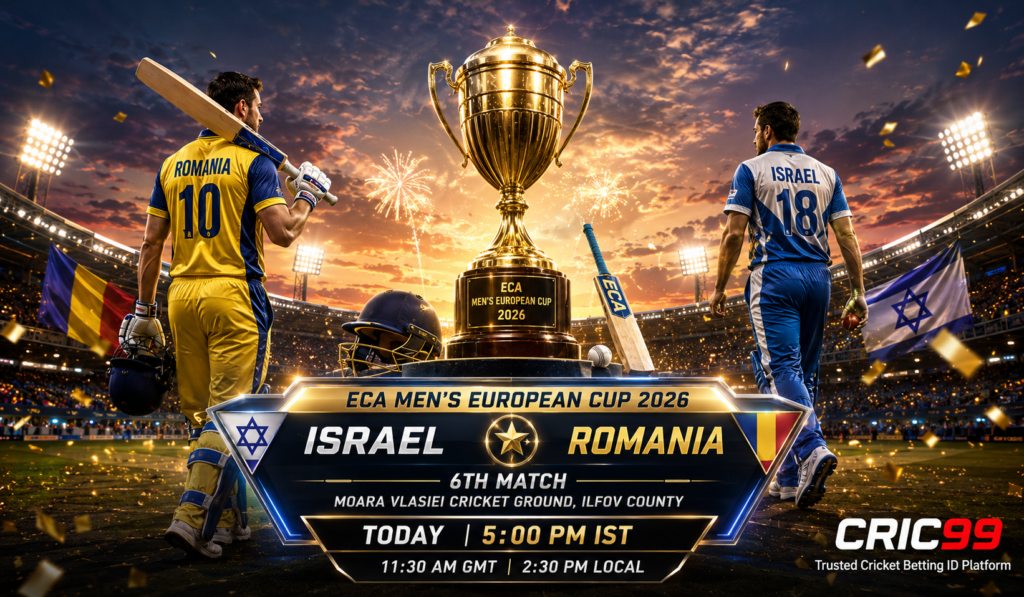 Israel vs Romania 6th Match by CRIC99